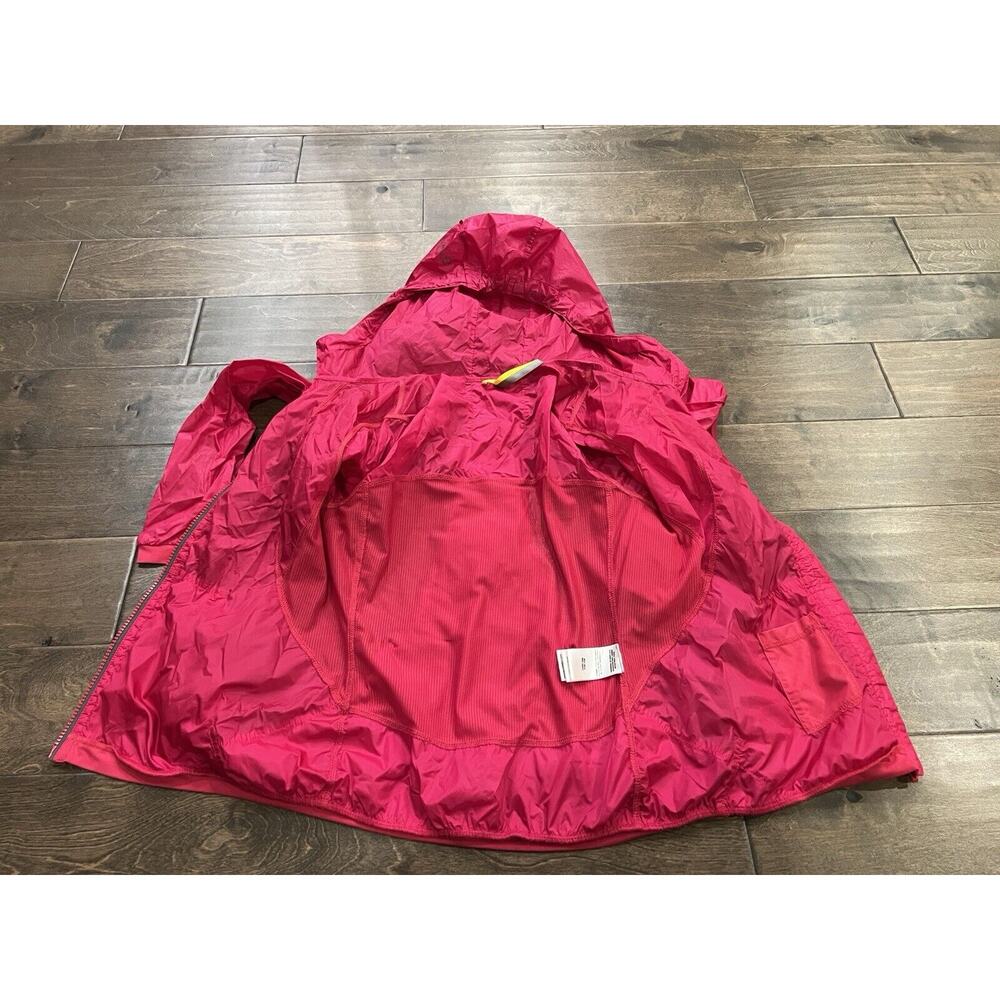 Lole Womens Pink Full Zip Hooded Water Repellent Raincoat Jacket Size XS 2-4 - Picture 5 of 10